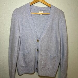 J. Crew Soft Sky Blue Knit Top